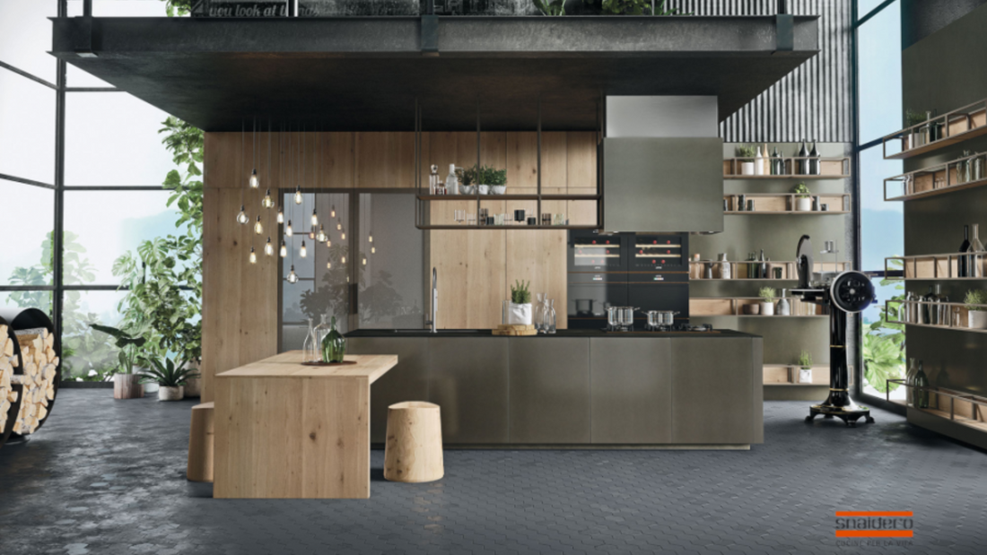 Cuisine haut de gamme avec design moderne et matériaux de qualité